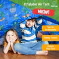 thumbnail image 6 of USA Toyz Air Dome Inflatable Indoor Outdoor Pop-Up Play Tent, Playhouse for Kids (Blue), 6 of 7