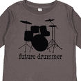 thumbnail image 4 of Inktastic Future Drummer Boys or Girls Long Sleeve Toddler T-Shirt, 4 of 5