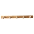 thumbnail image 4 of Perchero de madera resistente para colgar ropa, sombreros y abrigos. 5 ganchos, 4 of 9