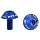 thumbnail image 1 of GUB G-510 - 2 tornillos para portabidón de bicicleta (M5 x 12 mm, azul), 1 of 9