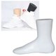 thumbnail image 5 of Molde para zapatos y calcetines, herramientas para modelar pies, maniquí con cadena para tobillo y exhibición en vinilo PVC. Blanco, 5 of 8