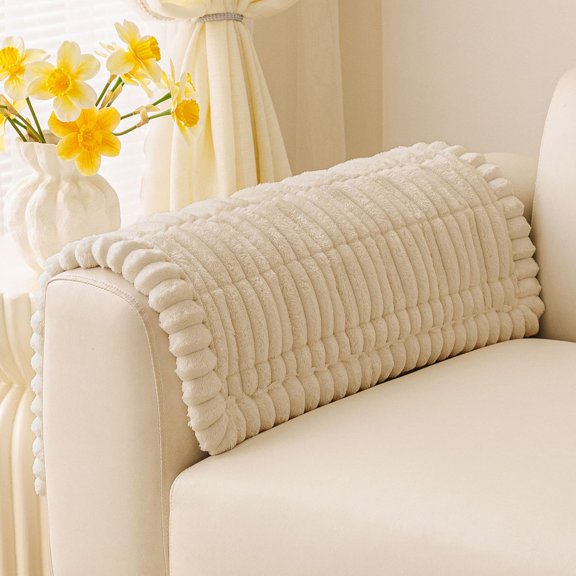 Couch Covers for Dogs Washable, Non Slip Plush Dog Sofa Protectors, Fuzzy Pet Couch Covers for 3 Cushion Sofa