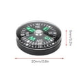 Mini Compass Set Fyydes Mini Compass, 20mm 12pcs Pocket Oil Filled Compass for Hiking ...