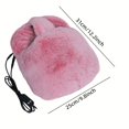 thumbnail image 3 of SNNROO USB-Powered Plush Foot Warmer with 5 Adjustable Temperatures and Timer Settings - Washable  Soft Faux  Fur Heating Pad, 3 of 6