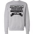 thumbnail image 2 of Inktastic African American Independence Juneteenth Adult Sweatshirt, 2 of 4