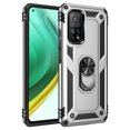 thumbnail image 1 of Étui pour Xiaomi Mi 10T Pro Support de Protection Militaire Armure Magnétique Antichoc Argent, 1 of 6