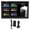Black, variant on Xirurus 5 Inch IPS USB Mini Screen PC Data Monitor 800x480 Sub Screen Computer Temperature Display for AIDA64 Aluminum Alloy Casing Smart Display, 5 inches / 12.7 cm White