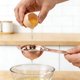 thumbnail image 3 of Separador de huevos de acero inoxidable, colador de yema y clara para repostería, cocina y recetas, 3 of 4