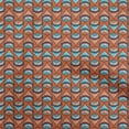 thumbnail image 1 of oneOone Cotton Poplin Red Fabric African Craft Projects Decor Fabric Printed by The Yard 42 Inch Wide, 1 of 4