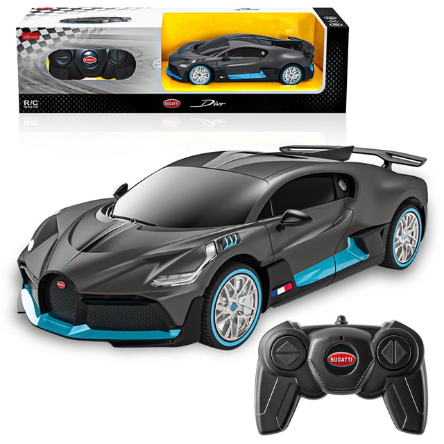 Coche a control remoto BEZGAR Bugatti 1:24 para niños, niñas y adultos