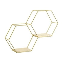 Tunhigl Modern Wall Mounted Floating Shelves - No Drilling Floating Wall Shelves - Decorative Display Shelves for Living Room, Bathroom, Kitchen - Heavy Duty Bracket Wall Decor Beige