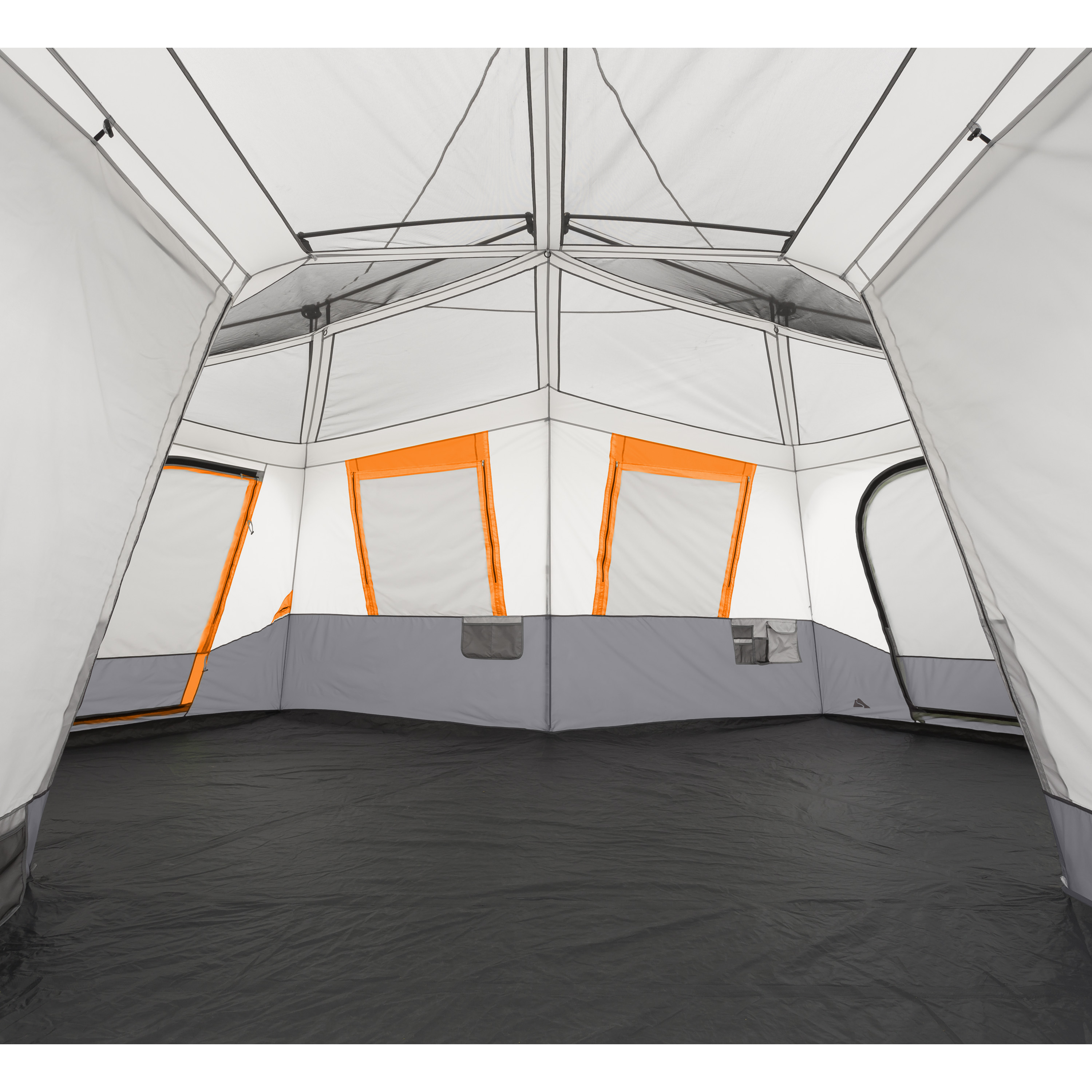 Carpa tipo cabina instantánea Ozark Trail de 20 pies x 18 pies para 12 personas, 3 habitaciones con área de malla, 56.5 lbs 4