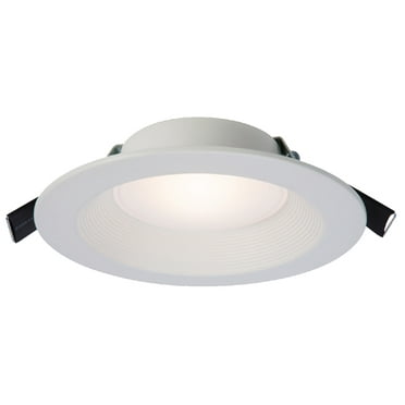 RL Series 6 in. Adjustable CCT Canless IC Rated Dimmable Indoor, Outdoor Integrated LED Recessed Light Kit