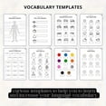 thumbnail image 5 of Language Learning Planner Vocabulary & Grammar Notebook With Weekly&Monthly Logs Language Vocabulary Notebook, 5 of 9