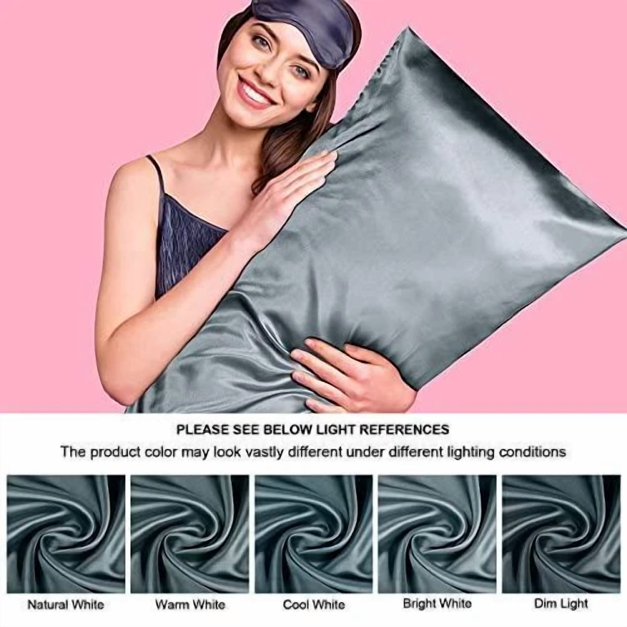 ZYLER- Bedelite Satin Silk Body Pillow Pillowcase For Hair And Skin, Premium And Silky