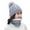 Grey, variant on Winter Knit Warm Hats Scarves & Gloves Set for Men and Women - Purpose Ear Windproof and Cozy