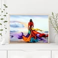 thumbnail image 2 of Cuadros Decorativos Chica pintura al óleo por números Kit DIY pintura acrílica sobre lienzo cuadro de arte de pared JShteea Nuevos Originales, 2 of 7