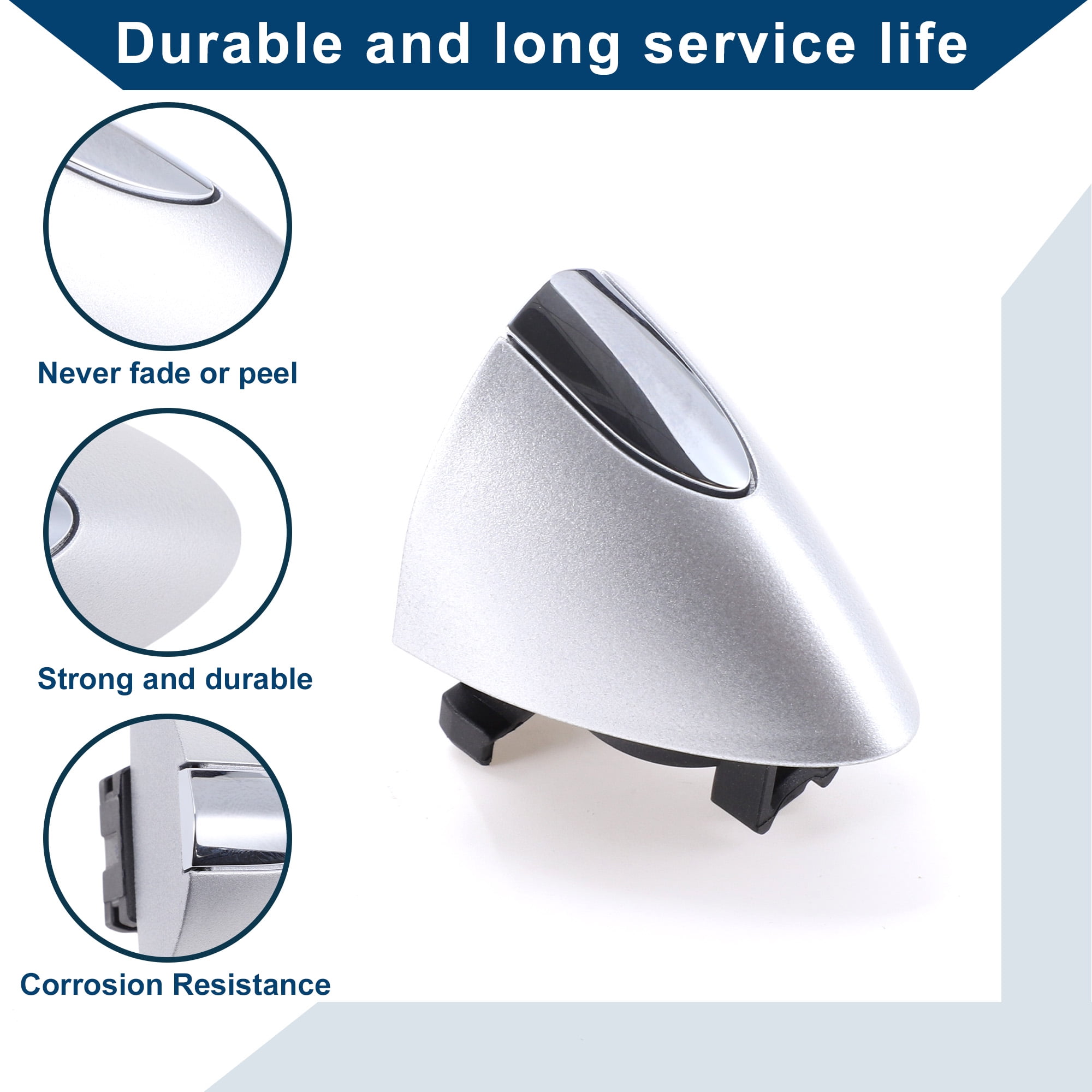 Unique Bargains Front Right Exterior Door Handle Cover for Buick LaCrosse 2017-2019