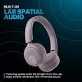 thumbnail image 3 of Auriculares inalámbricos JLab Go Lux ANC, malva, cancelación activa de ruido híbrida, auriculares Bluetooth supraaurales premium, sonido personalizable, modo Be Aware, comodidad de espuma en la nube,, 3 of 5