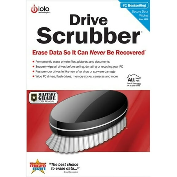 Iolo DriveScrubber - 1-Year / 5-Device (Windows)