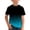 Sky Blue, variant on CONZONE Child Kids Boys T-Shirts Color Block Crew Neck Short Sleeved Summer Loose Fit Fashion Comfort Tops Red2 Size 2-3 Years