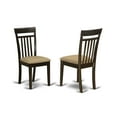 thumbnail image 2 of East West Furniture Boston 5-piece Traditional Wood Kitchen Set in Cappuccino, 2 of 2