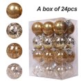 thumbnail image 3 of Adornos navideños de bolas Laklulu, adornos navideños decorativos colgantes, juego de bolas para árbol de Navidad, 3 of 5