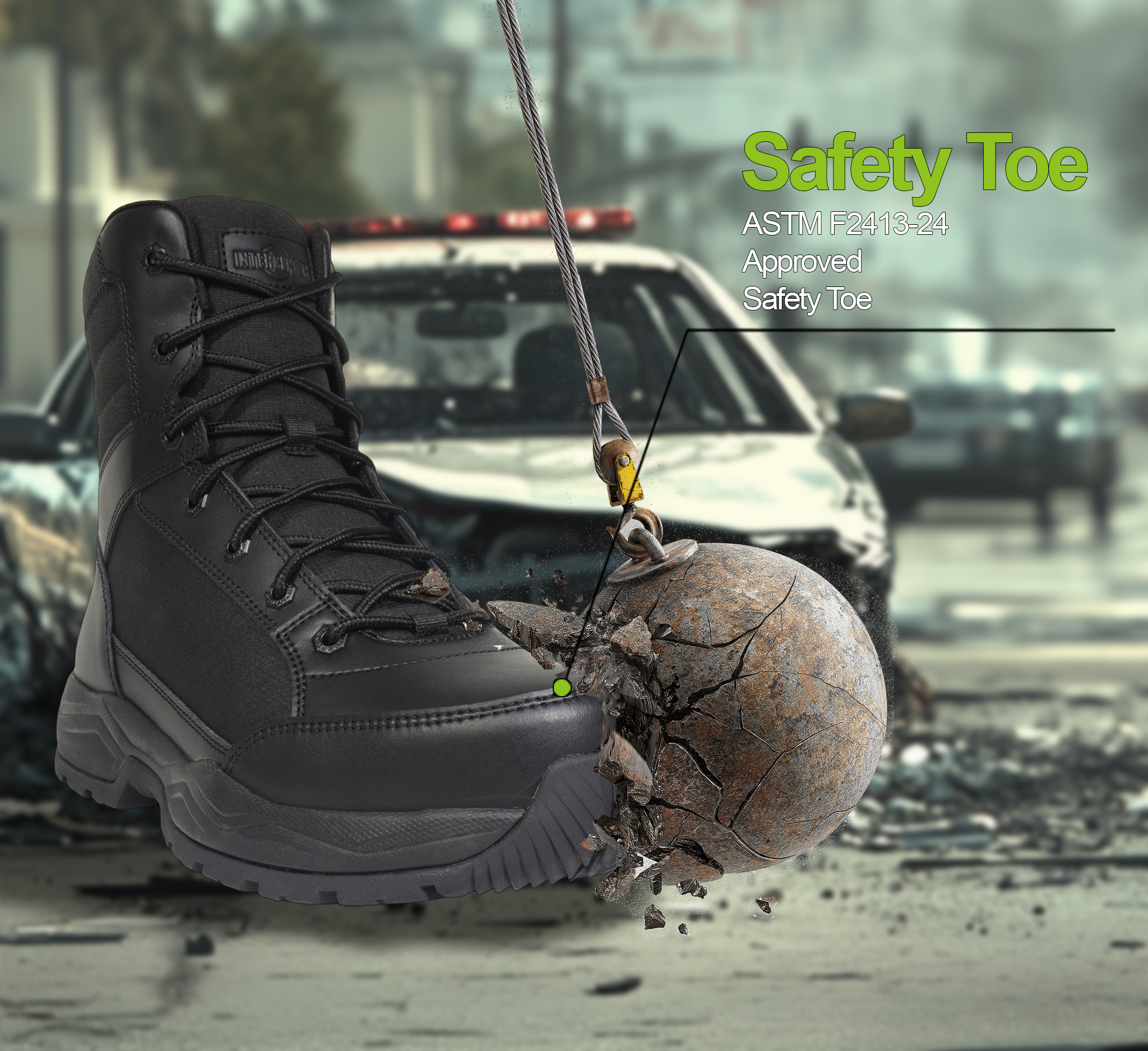 Interceptor Men's Force 8" Steel Toe Tactical Boots photo 6