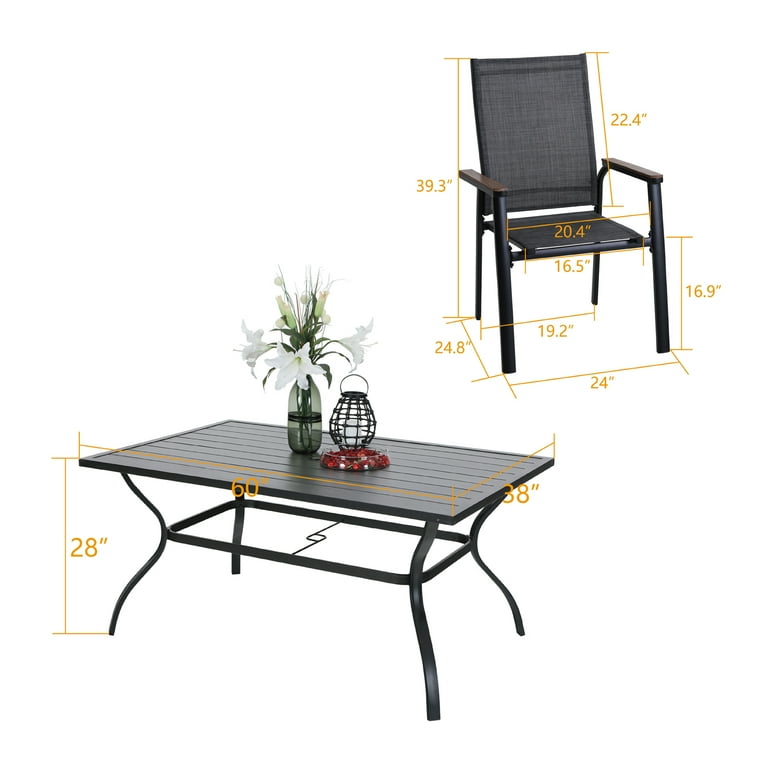 Gardenline patio dining deals table