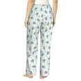 thumbnail image 3 of Naloa Sea Turtle Print Women’s Ultra-Soft Comfy Pajama Lounge Pants with Pockets & Drawstring, 3 of 8