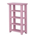 thumbnail image 4 of 1:12 Scale Flower Stand 4 Layers Wooden Miniature Bookshelf Furniture Decoration Pink, 4 of 8