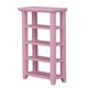 thumbnail image 3 of Soporte de flores para casa de muñecas a escala 1:12, estantería en miniatura de madera de 4 capas, decoración de muebles, color rosa, 3 of 9