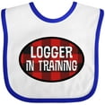 thumbnail image 3 of Inktastic Future Logger in Training Boys Baby Bib, 3 of 4
