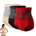 thumbnail image 2 of VISALY Women 3 Pack High Waisted Tummy Control Panties Postpartum Slimming Waist Trainer Shapewear Seamless High Waist Panties High Waisted Underwear High Waist Underpants Thigh Slimmer Colorful 4Xl, 2 of 9