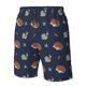 thumbnail image 4 of Fotbe Hedgehog And Snail Trajes de Baño Estampados para Hombre, Shorts de Verano de Secado Rápido, Ropa de Playa, Bañadores-Large, 4 of 6