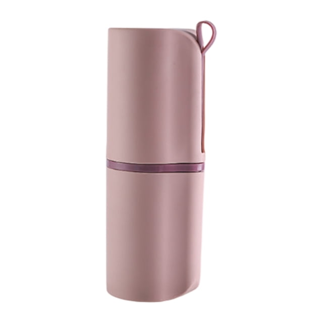 Travel Mouthwash Cup with Non-Slip Handle and Rounded Edges for Home or On-The-Go Use