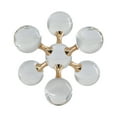 thumbnail image 2 of Molecular Ball - 8" x 8" x 8" - Clear/Gold, 2 of 10