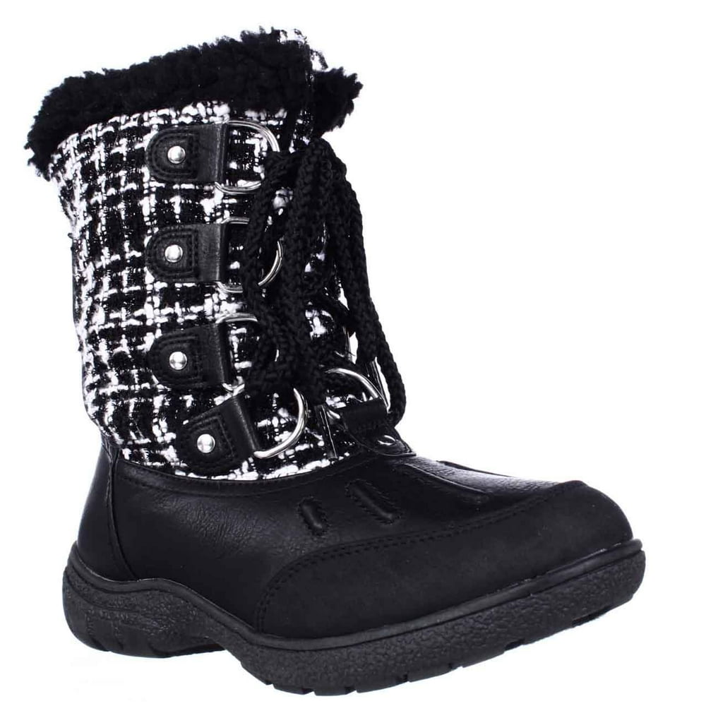 London Fog Womens London Fog Uxbridge Cold Weather Snow Boots Black