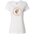thumbnail image 3 of Inktastic Corgi Wreath for Dog Lovers Women's T-Shirt, 3 of 5