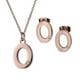 thumbnail image 1 of Set de Joyería para Mujer Iniciales LuckyLy, Collar y Aretes Oro Rosa 18k, Modelo Yara rosa UNITALLA, 1 of 7