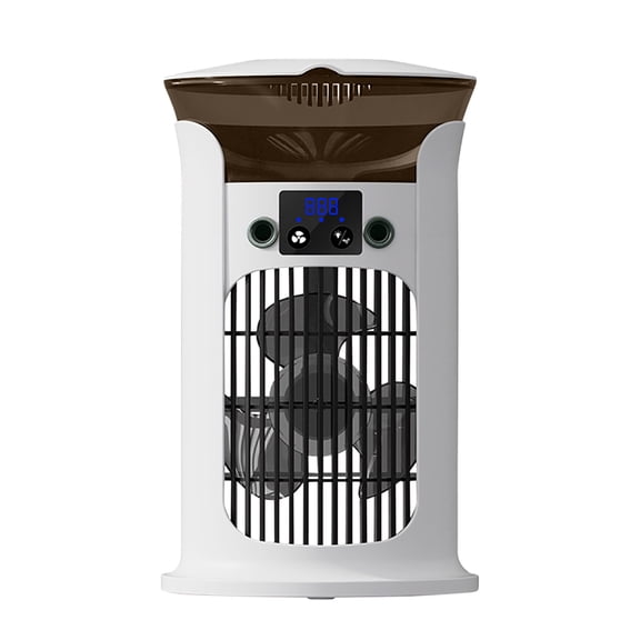 Portable Cooling Air Fan, 2025 New Air Portable Air Conditioner, Air Cooler Humidifier, Low Noise Air Cooling Fan, For Room, Desktop, Bedroom, Office (White)