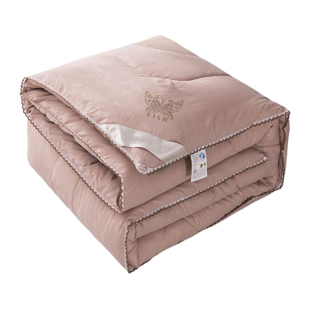 Bewildely Colcha de aire acondicionado de verano, colcha lavable de repuesto, manta de seda refrescante de Color sólido para viajes, Camping, 180*220cm Juegos de cama marrón camafeo Bewildely HA071912-07