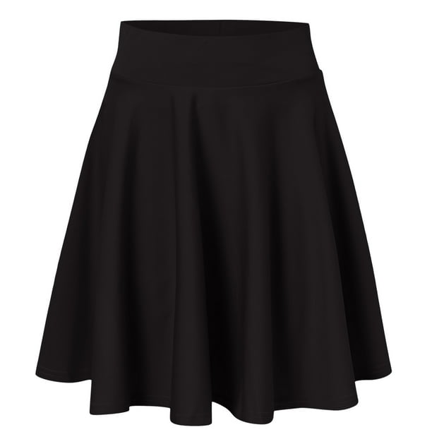 Black pleated skirt with pockets sales