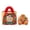 Gingerbread Man Plush-Brown * 1 Piece, variant on RMS Crazy Fun Plush The Viral Mystery Dumpling, Mystery Blind Pack Fluffy Plush Toy, Novelty Stuffed Dumpling Gift for Children