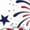 White-1, variant on Giffimy Women 4th of July USA Patriotic Firework Balloon Graphic Short Sleeve T-Shirt Casual Cotton Crewneck Top Black S-5XL