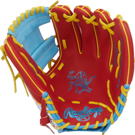 Rawlings Heart of the Hide Infield Glove | 31 Pattern | 11.5-Inch | RHT | Scarlet/Splatter