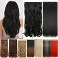 thumbnail image 3 of Benehair Clip in Hair Extensions Real Long Thick One Piece Hair Extension Curly Wavy Straight Hairpieces for Woman Best Hair, 3 of 9