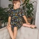 thumbnail image 4 of Fotbe Teeth Pijama Estampada de 2 Piezas para Niños – Ropa de Dormir de Manga Corta Cómoda para Niños y Niñas, Camiseta y Shorts de Algodón-Large, 4 of 6