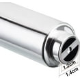 thumbnail image 2 of 2 Pieces Universal Plastic Spring Loaded Toilet Paper Holder Roller Replacement, Chrome (Silver), 2 of 4