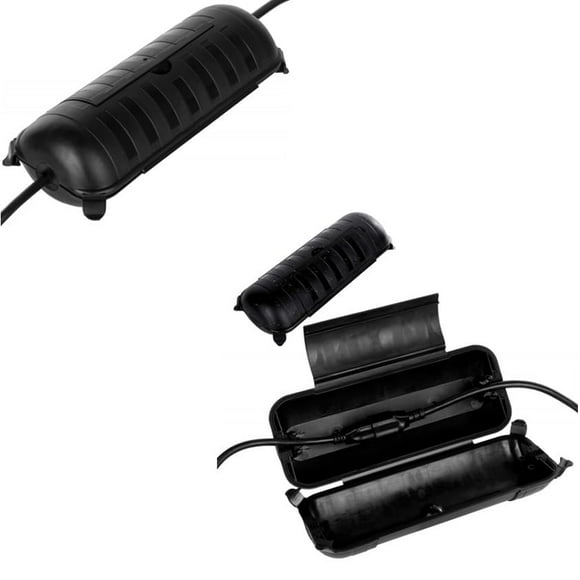 3 Pack Outdoor Extension Cord Covers, IP44 Waterproof Outdoor Plug Cover Safety Seal Enclosure to Protect Holiday Decorations, LED Strip Light, Power Tool, Fountain